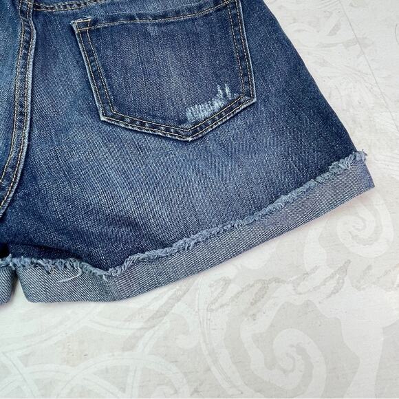 Old Navy The Diva Denim Shorts Distressed Size 8 Cut offs - Picture 7 of 11